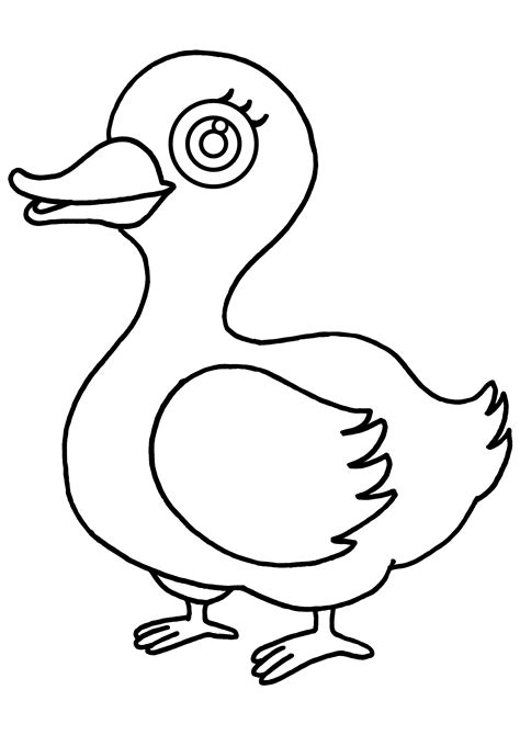 coloring pages of ducks